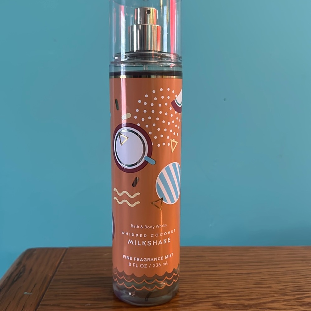 Whipped coconut milkshake body spray